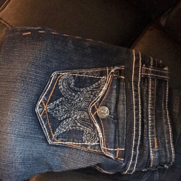 MEK 27w 34L Jodhpur Straight Jeans like new! - Picture 3 of 8